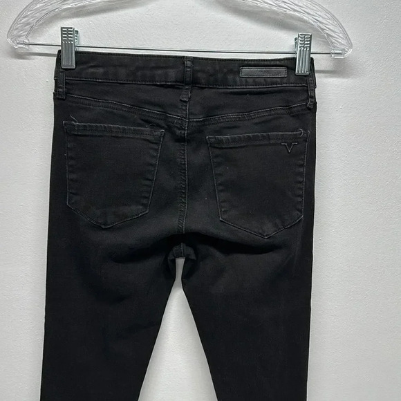 Versace Denim Skinny Jeans 1969 19V69 Cotton Stretch Designer Black Size 25 / 0 - Picture 5 of 8